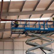 Insulating a steel building